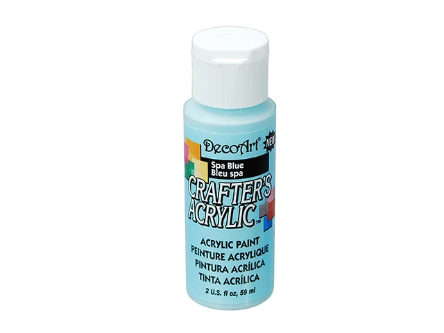 DecoArt, peinture acrylique, bleu spa, 2 oz.