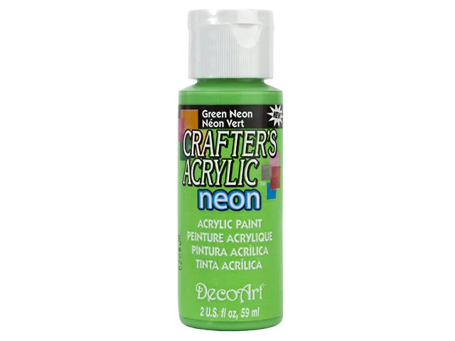 DecoArt, peinture acrylique, vert neon, 2 oz.
