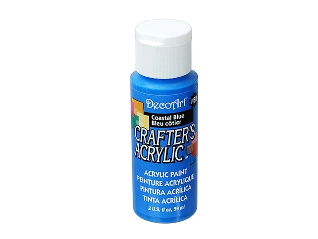 DecoArt, peinture acrylique, bleu côtier, 2 oz.