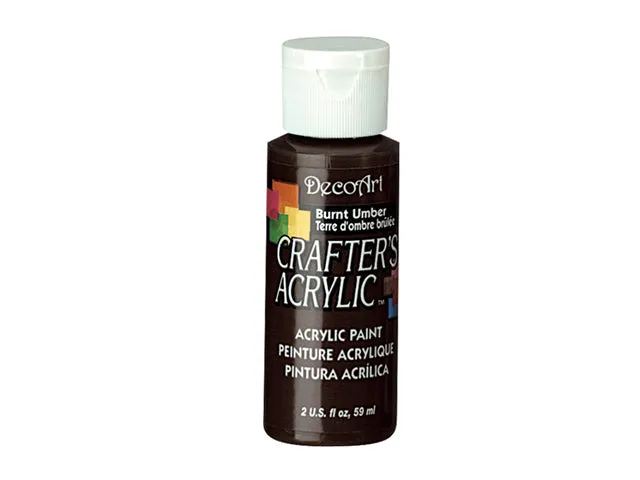 DecoArt, peinture acrylique, terre d'ombre brûlée, 2 oz.