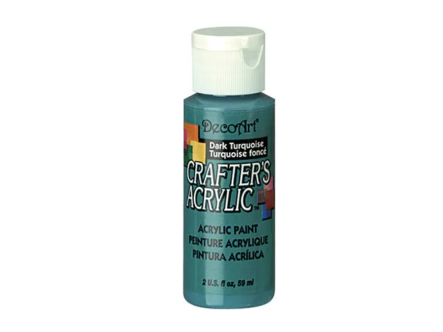 DecoArt, peinture acrylique, turquoise foncé, 2 oz.