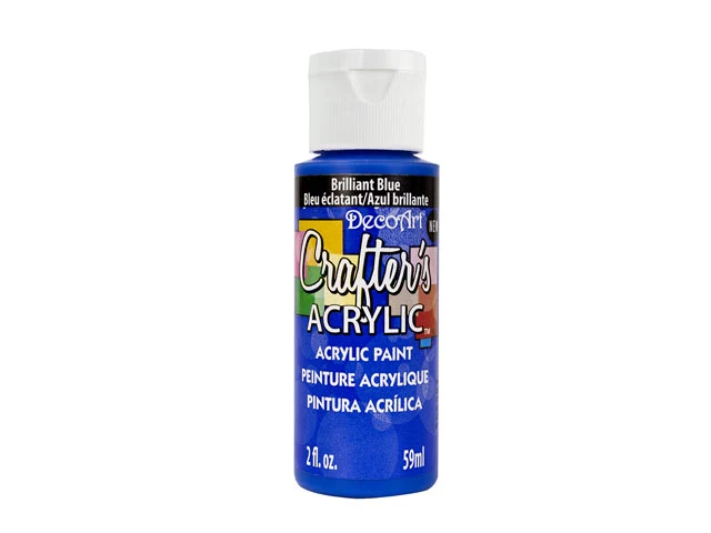 DecoArt, peinture acrylique, bleu éclatant, 2 oz.