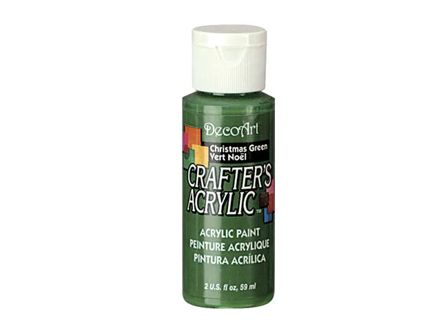 DecoArt, peinture acrylique, vert noël, 2 oz.