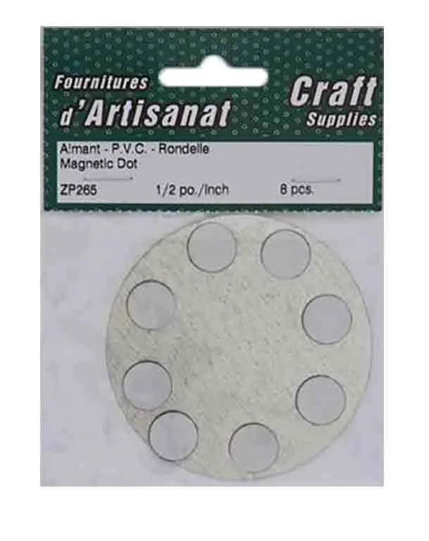Rondelles en PVC, aimants