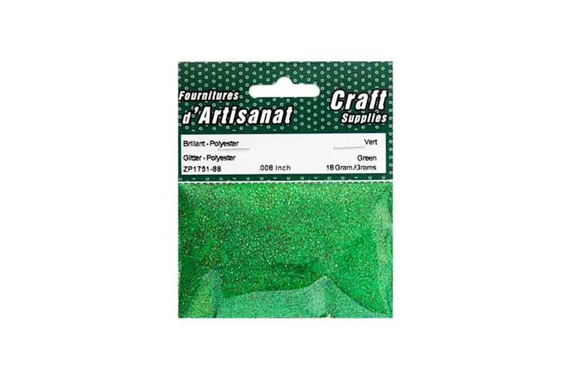 Poudre de brillants, décoratif, vert