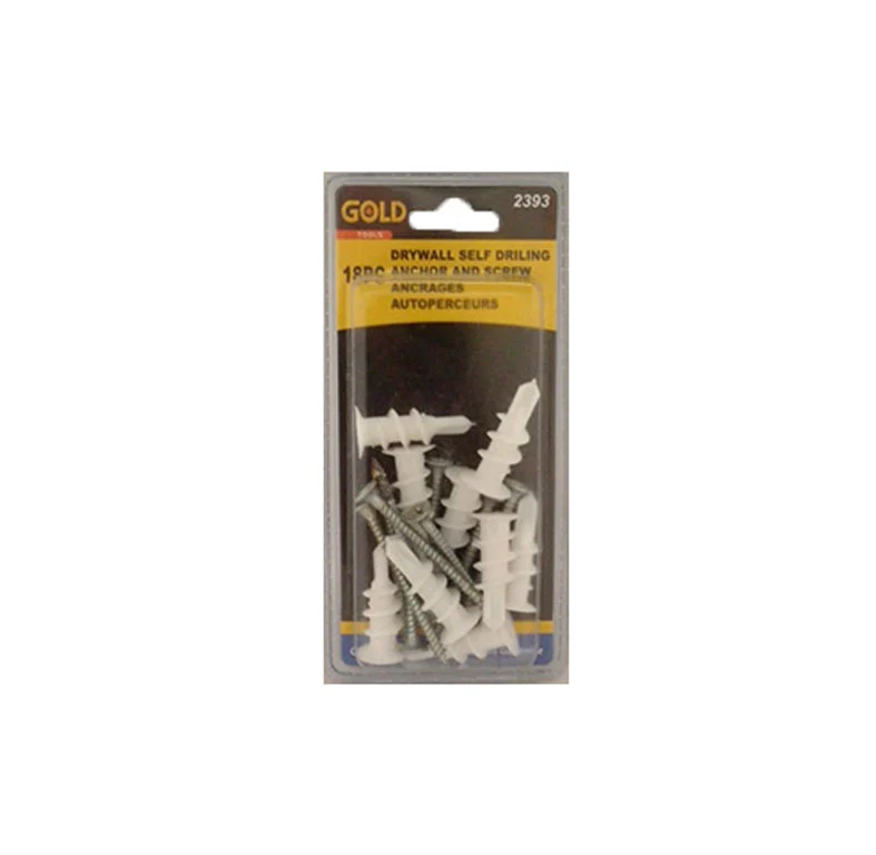 Gold ancrage pour cloison sèche 18pcs