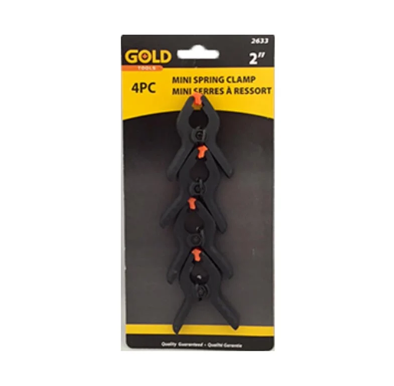 Gold serres à ressort 2" pk4