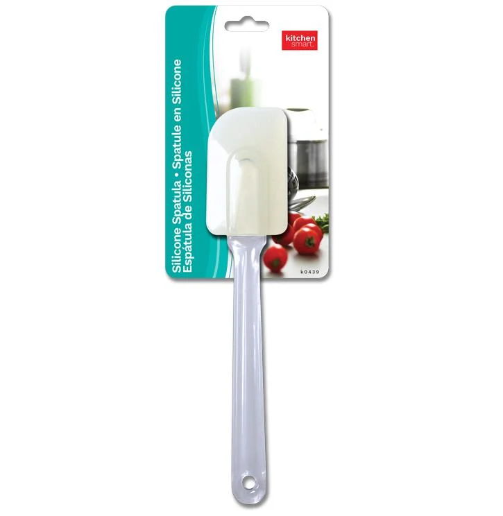 Spatule de cuisine en silicone, blanche