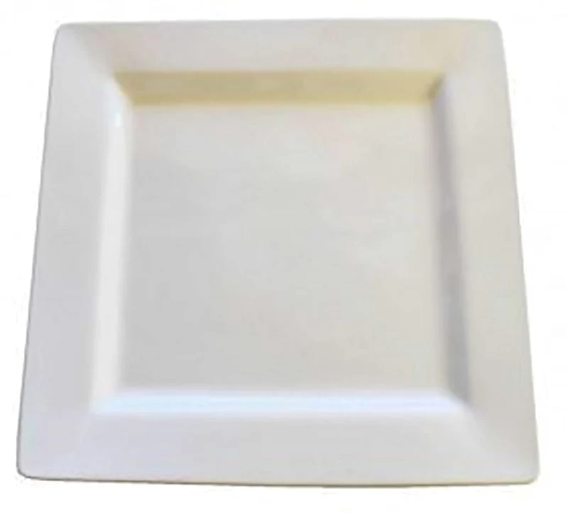 Assiette carrée 10.75 po.