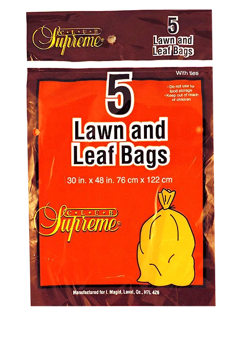 Sacs pour gazon et feuilles