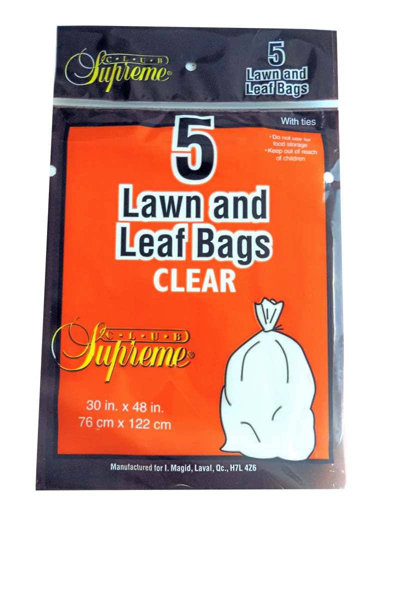 Sacs pour gazon et feuilles pk5