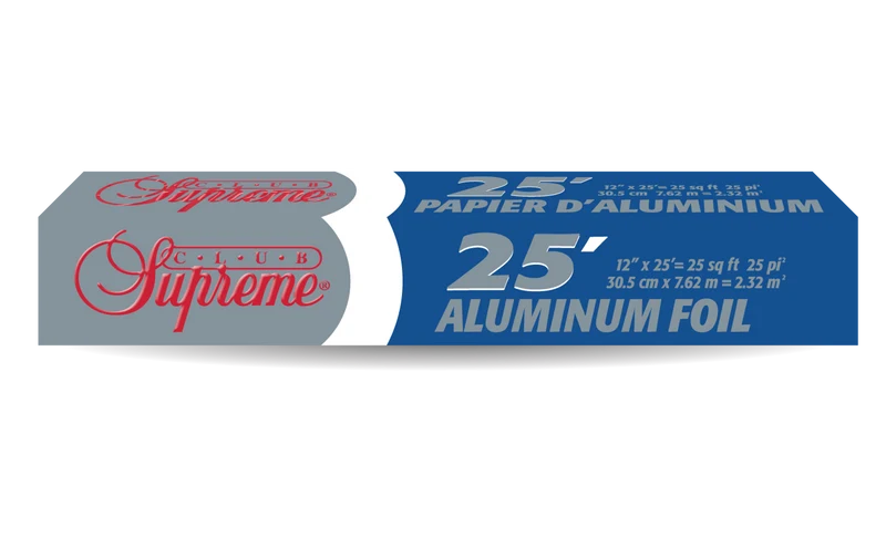 Papier d'aluminium 25 po