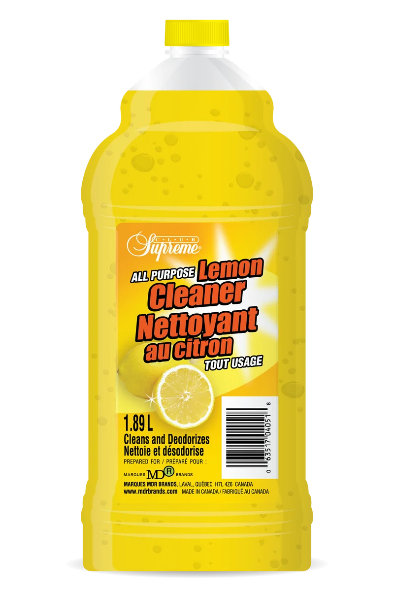 Club suprême nettoyant tout usage citron 1.89l