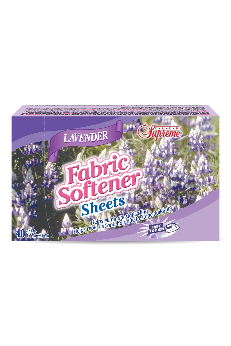 Feuilles assouplisseurs lavande pk40