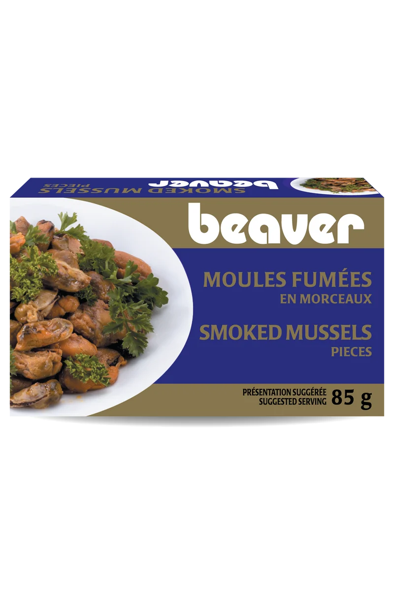 Beaver moules fumées 85g