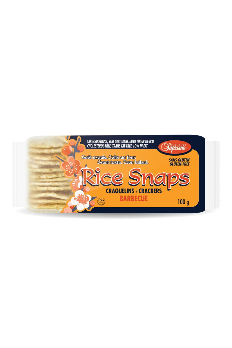 Craquelins de riz BBQ 100g