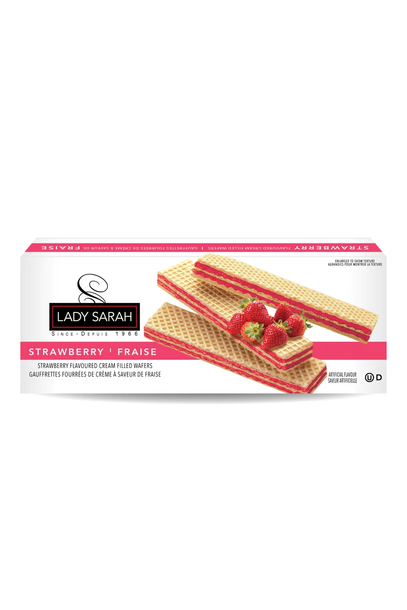 Lady Sarah Gaufrettes de fraise 200g