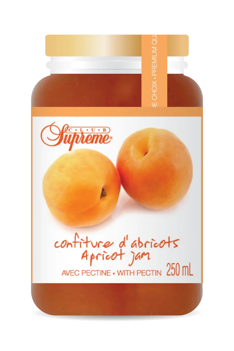 Club Supreme confiture d'abricots 250ml