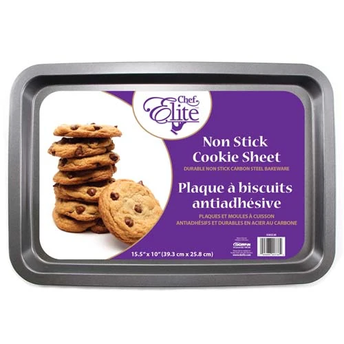 Chef Elite plaque à biscuits anti-adhésive