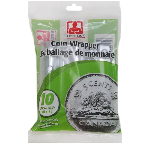 Tuff Guy emballage de monnaie ¢0.05 pk10