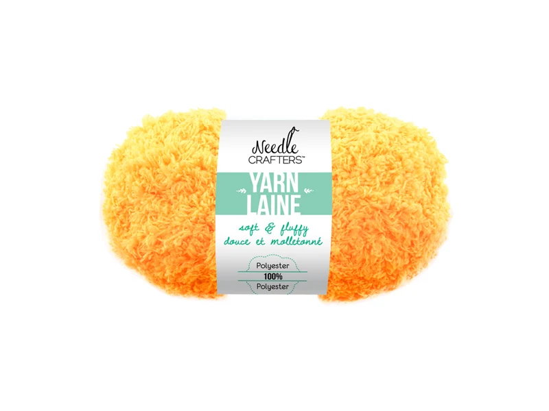 Needle Crafters laine peluche (jaune)