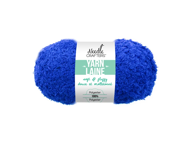 Needle Crafters laine peluche (bleu royal)