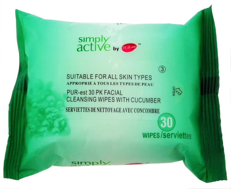 Pur-est serviettes nettoyantes concombre pk30