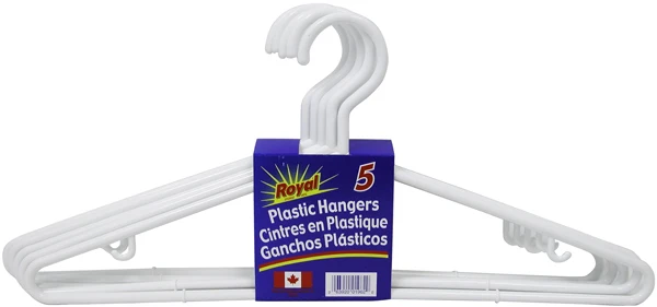 Royal cintres en plastique