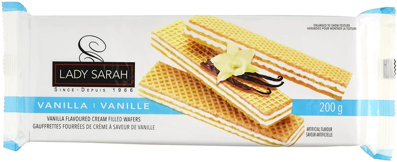 Lady Sarah Gaufrettes de vanille 200g