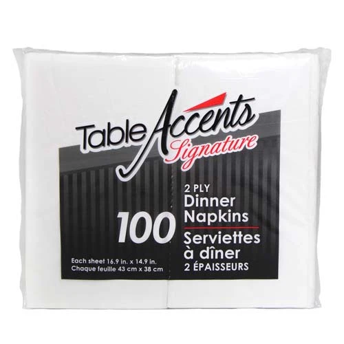 Table Accents serviettes de table pk100
