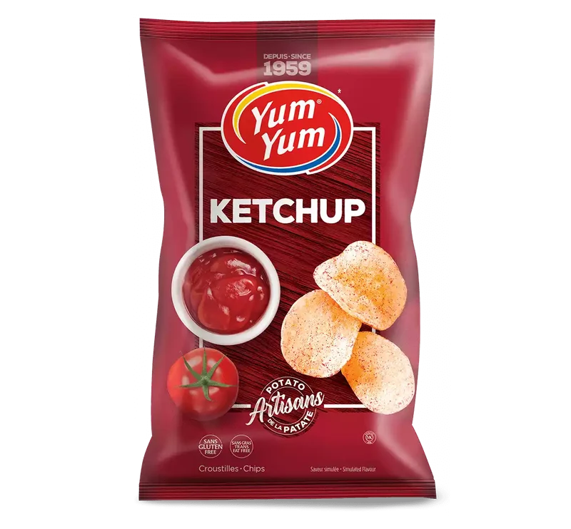 Yum Yum croustilles ketchup 200G