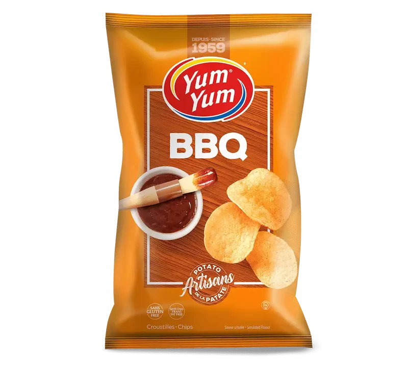Yum Yum croustilles BBQ 200G