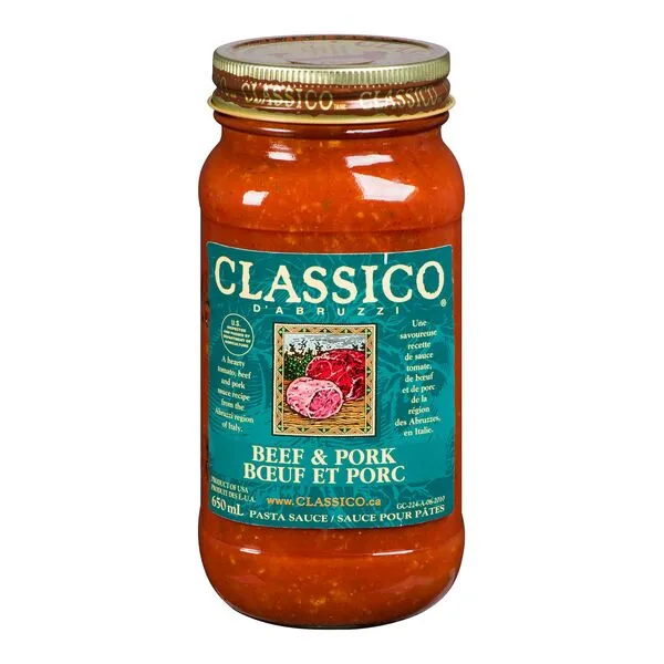 Classico Sauce bœuf et porc 650ml