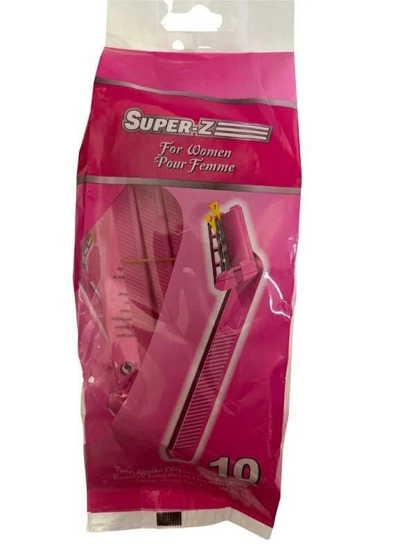 Super-Z rasoirs pour femmes kwik2 pk10