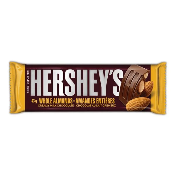 Hershey amandes entières 43g