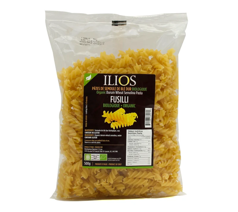 Ilios Pâtes fusilli biologique 500g