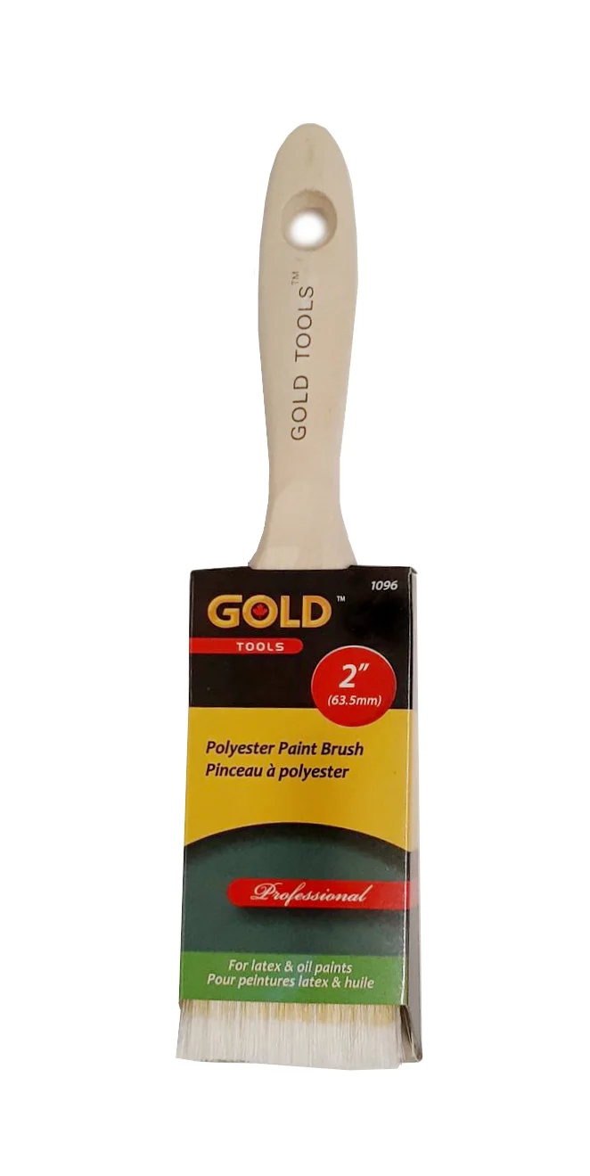 Gold pinceau droit 2"
