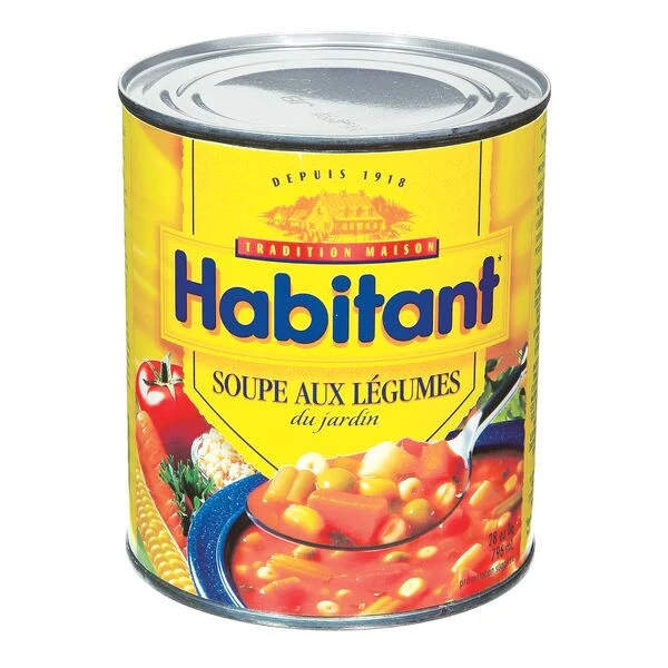 Habitant soupe aux légumes du jardin 796ml