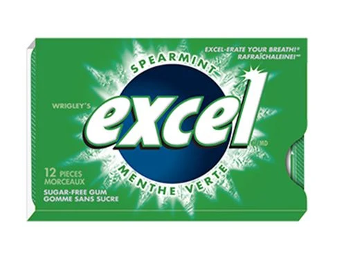 Excel Gomme menthe verte