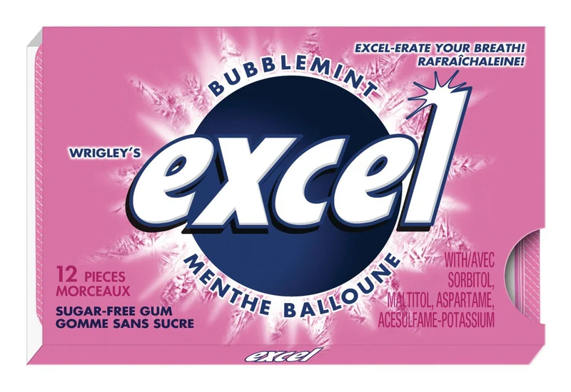 Excel Gomme menthe balloune