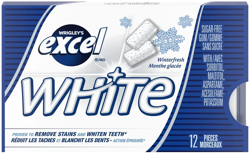 Excel White Gomme menthe glacée
