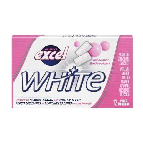 Excel White Gomme menthe balloune