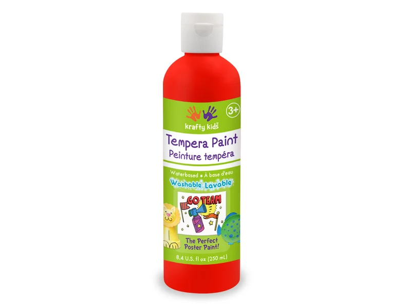 Krafty Kids Peinture tempéra 250ml - rouge
