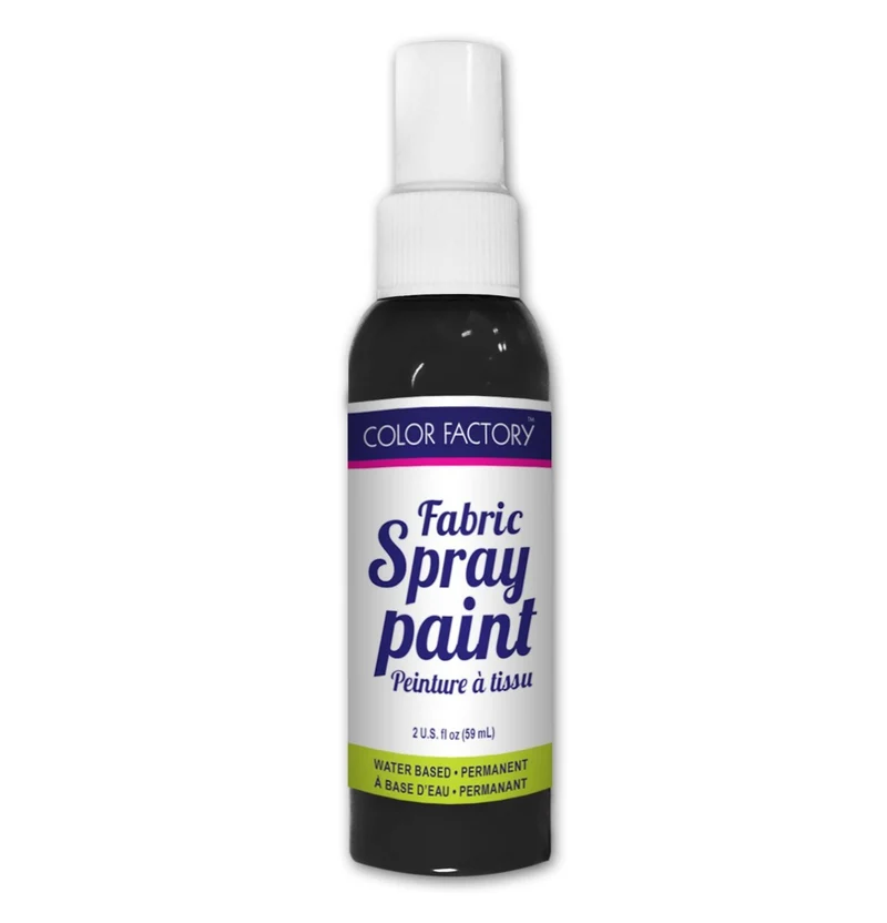 Color Factory Peinture en aérosol à tissu 59ml - noir