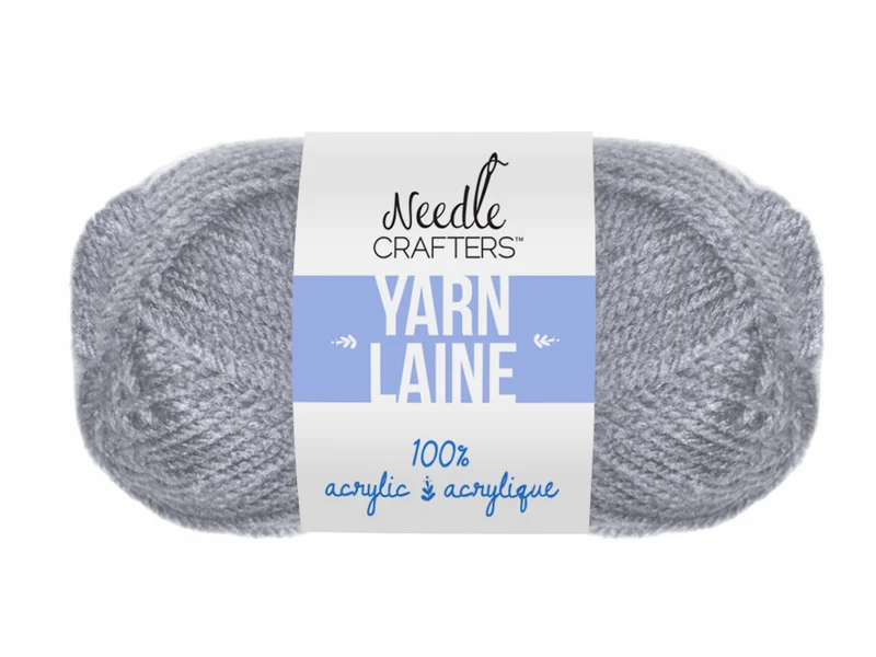 Needle Crafters laine acrylique (gris pâle)