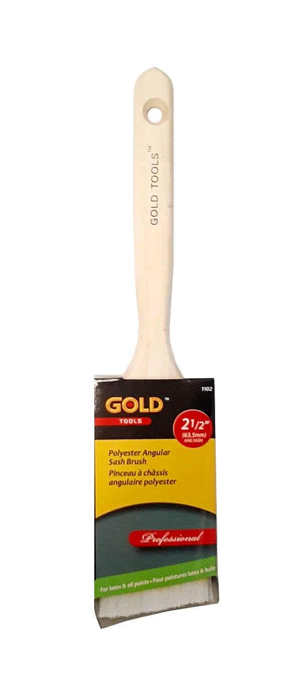 Gold pinceau angulaire 2 ½"