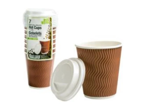 Cafe Express gobelets av/couvercles 12oz pk7