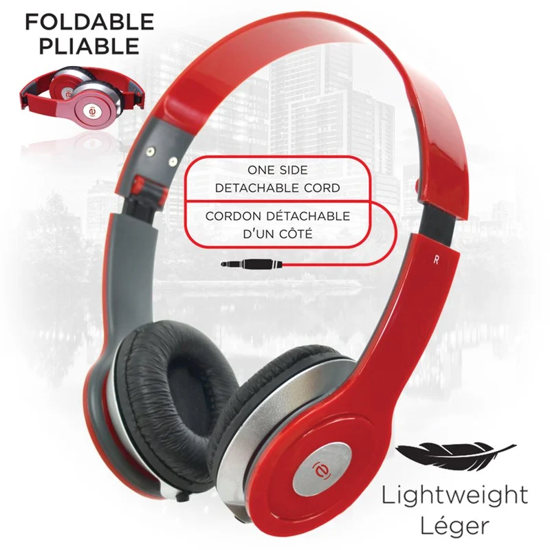 Escape Casque d'écoute stéréo pliable