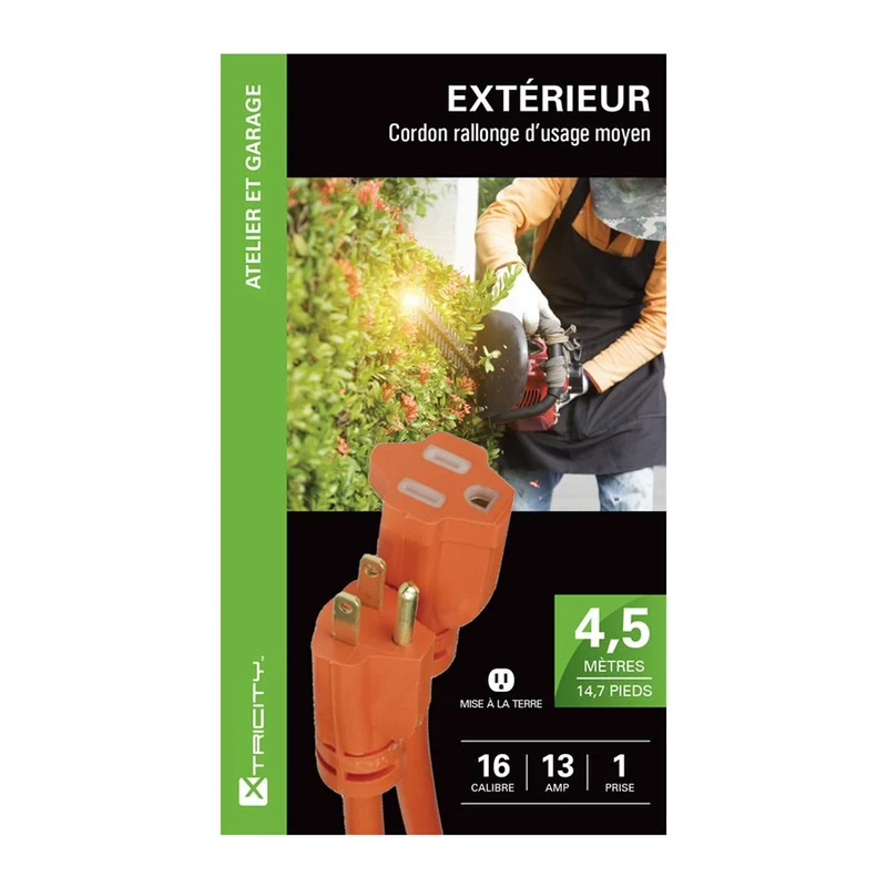 Xtricity cordon rallonge d'extérieur 4.5m