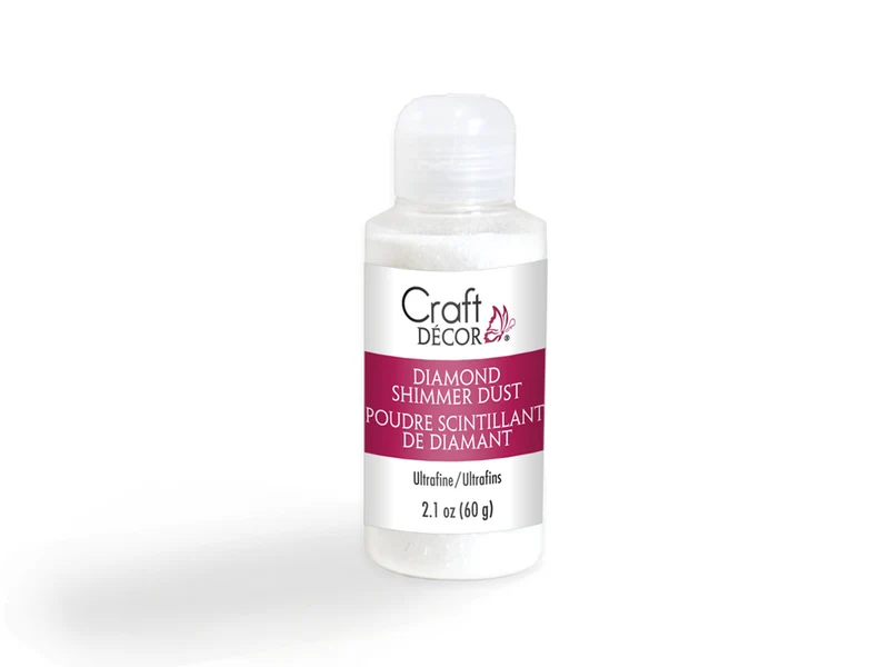 CraftDécor Poudre scintillante de diamant ultrafine 60g